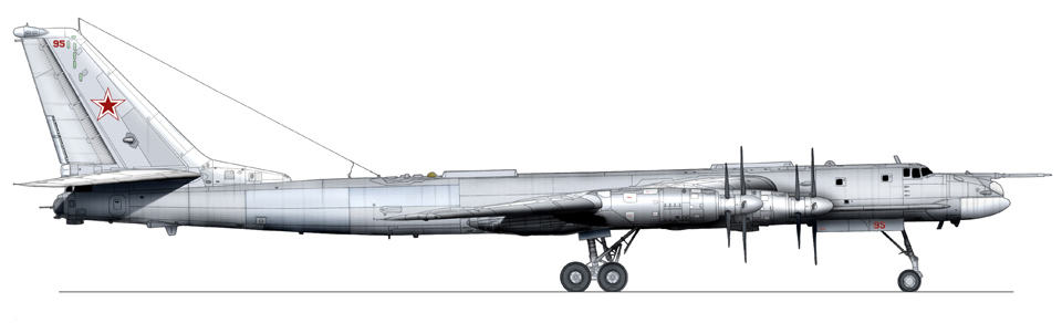 Tupolev Tu-95 Bear Diagram - flyvere.dk