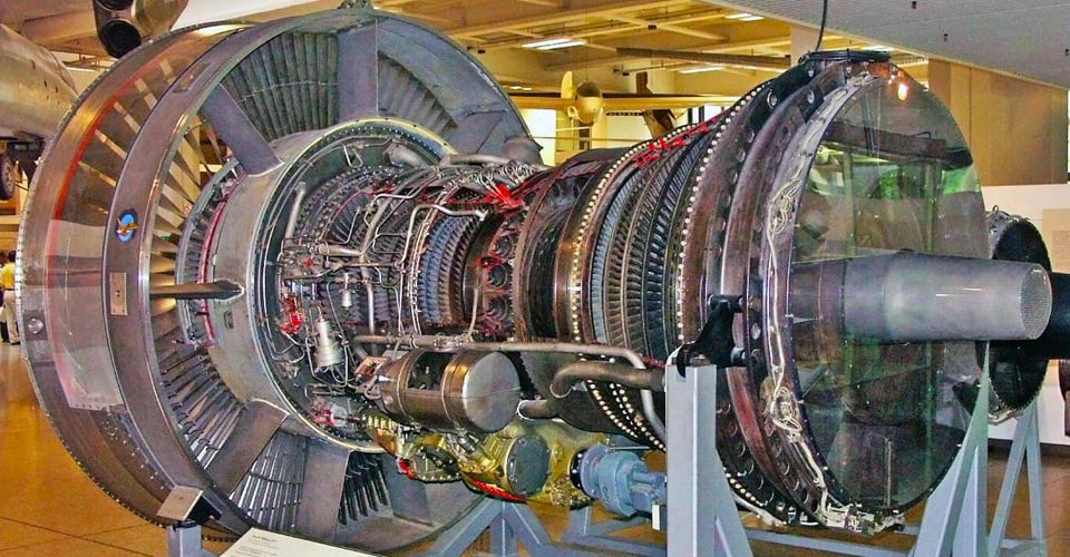 Pratt & Whitney JT9D. flyvere.dk