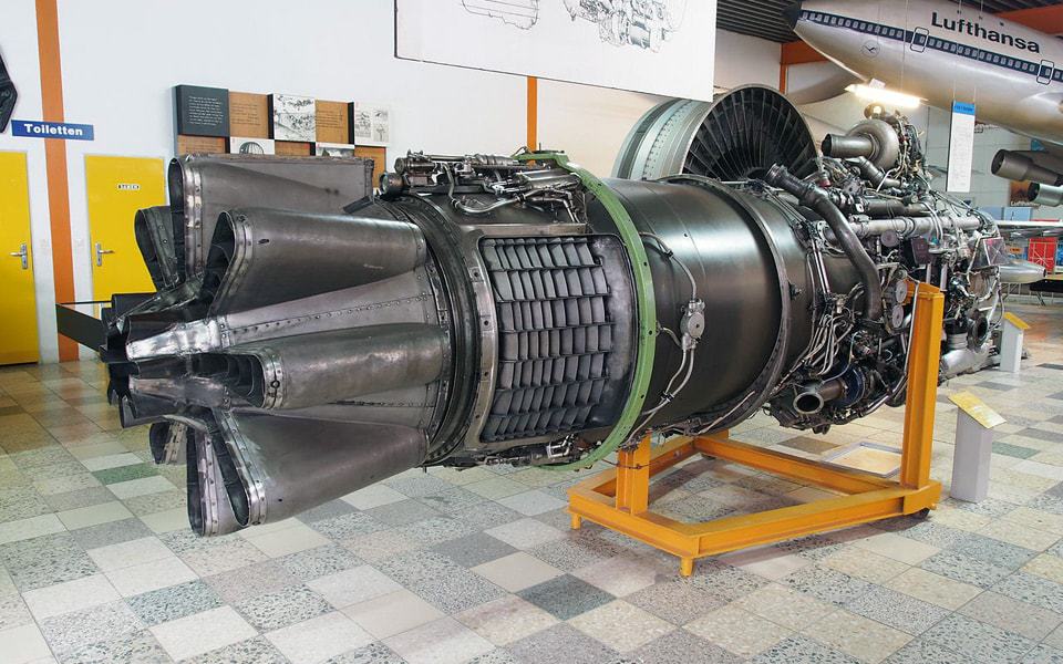 Rolls-Royce Conway er verdens første by-pass turbofan jet motor