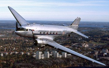 Civile fly - Douglas DC-3. flyvere.dk