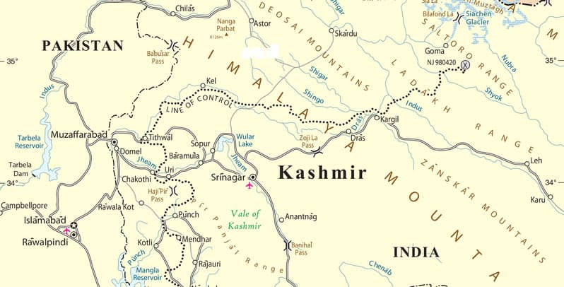 Pakistan nedskyder indiske kampfly - Kashmir regionen - flyvere.dk