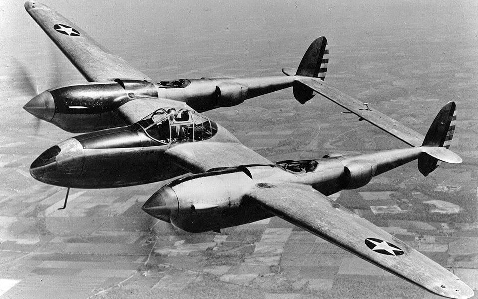Lockheed P-38 Lightning - flyvere.dk