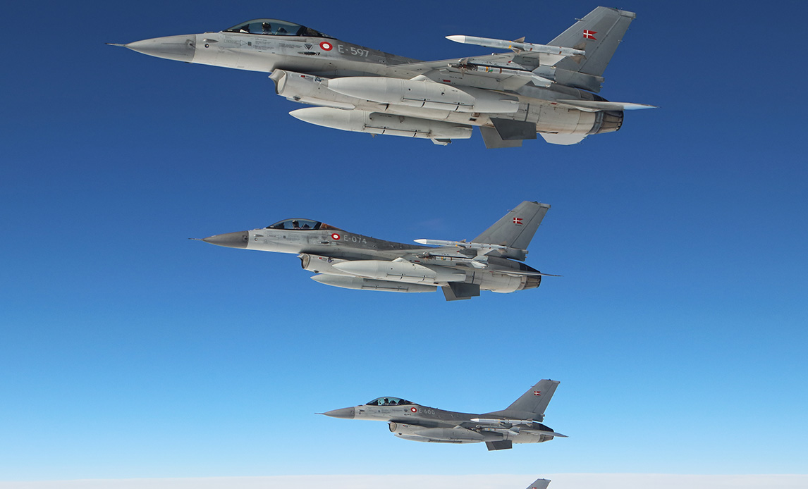 Danmark donerer F-16 kampfly til Ukraine